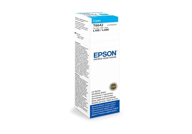 Контейнер з чорнилом L100/L200, cyan, 70мл, Epson