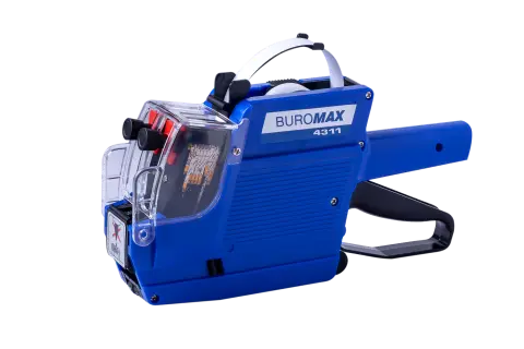 Етикет-пістолет Buromax на 2 ряди для етикетки 23х16 мм. вертикальний (BM.4311)