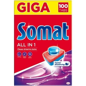 Таблетки для миття посуду в посудомийних машинах Somat Classic 100 шт (7330)