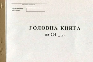 Бланк "Головна книга" А4 100 сторінок офсетний (44146). Фото 2