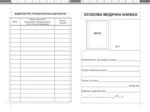 Медична книга особова А5№1-ОМК (44513)