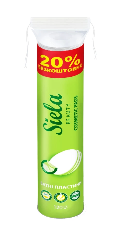 Ватні диски Siela 100 + 20 шт (SSP48546)