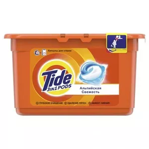 Порошок рідкий в розчинних капсулах Tide Альпійська Свіжість 12х24х8г (81702107)