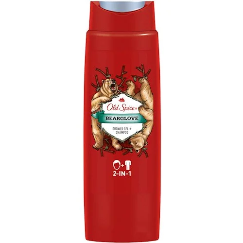 Old Spice гель для душу та шампунь 2в1 Bearglove 250мл (81681643)