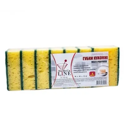Губки кухонні великопористі  HoReCa Line 100x70x35 мм 8 шт (930045)