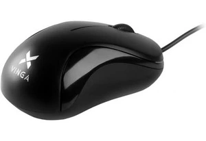 Комп'ютерна миша Vinga провідна USB black - gray (MS-882)