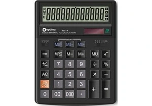 Калькулятор настільний Optima, 16 розрядів, розмір 200*154*36 мм