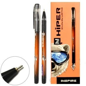 Ручка масляна Hiper Inspire чорнило синє 0.7 мм пластик (HO-115)