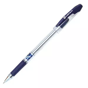 Ручка масляна Hiper Max Writer чорнило синє 0.7 мм пластик (HO-335)