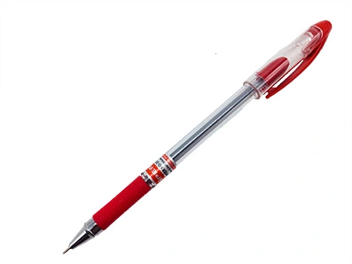 Ручка масляна Hiper Max Writer чорнило червоне 0.7 мм пластик (HO-335)