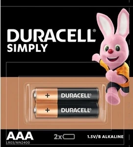Батарейки Duracell LR03/AAА літієві 1.5 V/1500 mAh 2 шт/уп. (6546)