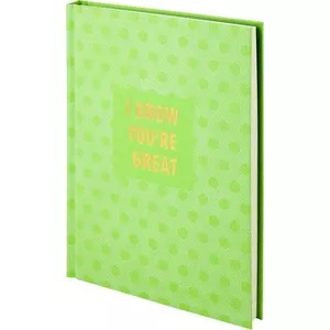 Зошит офісний Axent Stories А5 96 арк. клітинка тверда обкладинка зелена (8444-09-А)