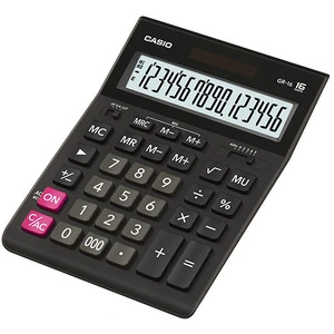 Калькулятор настільний 16-розрядний Casio GR-16-W-EP, широкоформатний дисплей, 210*155*34,5
