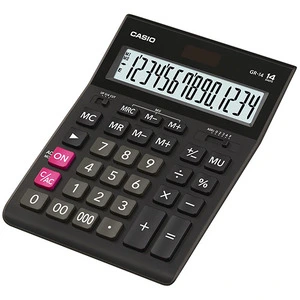 Калькулятор компактний Casio GR-14-W-EP чорний 14-и розрядний 155х210х34,5 мм ( GR-14-W-EP)