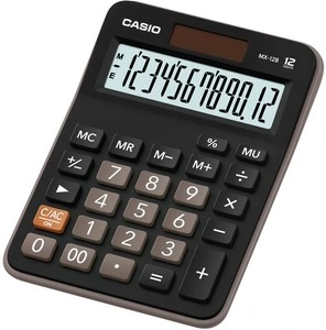 Калькулятор настільний 12-розрядний Casio MX-12B-W-EC, чорний 147*106.5*29