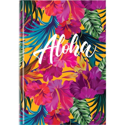Блокнот Axent Neon Tropics А6 80 арк. тверда обкладинка клітинка різнобарвний (8431-08-A)