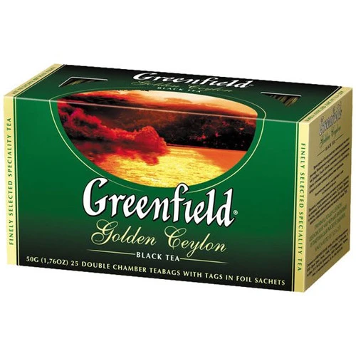 Чай в пакетиках Greenfield Golden Ceylon чорний 2г х 25 шт (801049)