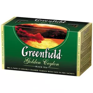 Чай в пакетиках Greenfield Golden Ceylon чорний 2г х 25 шт (801049)