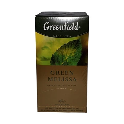 Чай в пакетиках Greenfield Melissa зелений 1,5г х 25 шт (802343)