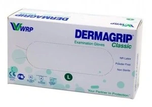 Рукавиці нітрилові Dermagrip нестерильні без пудри L 100 шт/уп   (D1503-17)