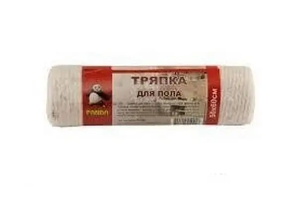 Серветка для миття підлоги ТМ Панда 50х60 см біла (240017)