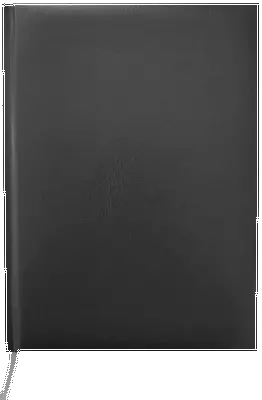 Щоденник недатований Buromax Master А5 288 арк. штучна шкіра клітинка чорний (BM.2003-01)