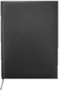 Щоденник недатований Buromax Master А5 288 арк. штучна шкіра клітинка чорний (BM.2003-01)