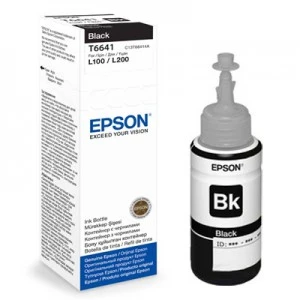Контейнер з чорнилом Epson L100 black 100 мл T6641 (C13T66414A)