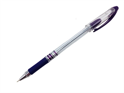 Ручка масляна Hiper Max Writer чорнило фіолетове 0.7 мм пластик (HO-335)