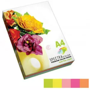Набір кольорового паперу Spectra Color Rainbow Pack Deep IT82A А4 80г/м2 інтенсив 5х50х 250арк. (16.4240)