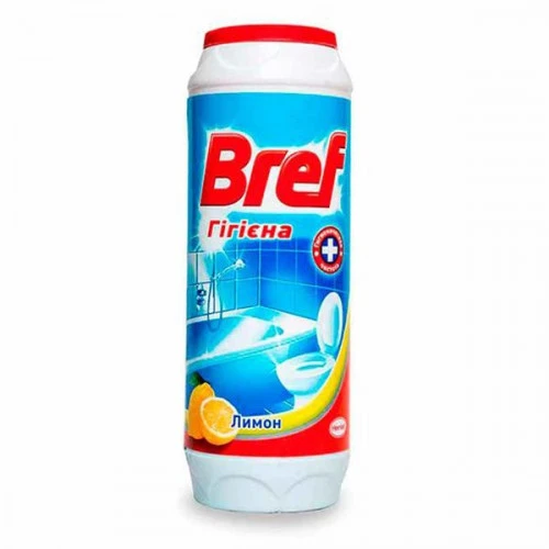 Порошок для чищення Bref з Активним хлором Лимон 500 г (5845)